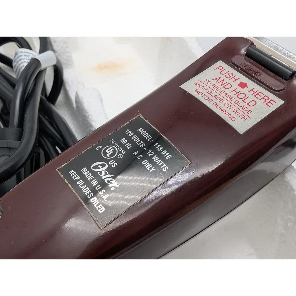 Oster Lucky Dog 113 Professional Clipper‎ Quiet Whisper Electric Animal Clippers
